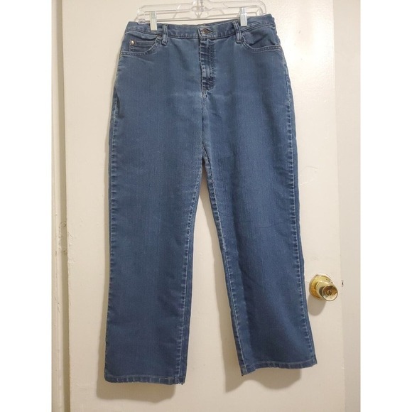 Lee Relaxed Fit At The Waist Straight Leg Jeans Women's 12 Short - Picture 1 of 6